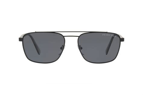 prada pr61us zwart 1ab5z1 59mm gepolariseerd|Prada Ladies Black Square Sunglasses PR 61US 1AB5Z1 59.